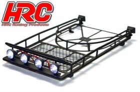 HRC Racing Gross Dach-Regal mit LED Licht Schwarz /...