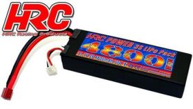 HRC Racing Akku LiPo 3S 11.1V 4800mAh 70C RC Car HRC 4800 Hard Case Ultra T (Deans Kompatible) Stecker / HRC02348D