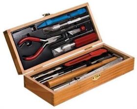 Excel Tools Deluxe Railroad Tool Set Wooden Box / EXL44289