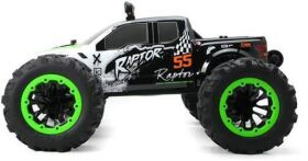 Team Magic Monster Truck 4WD RTR Brushless 2250KV 6S Wasserdicht TM E6 RAPTOR Schwarz/Grün / TM505007G