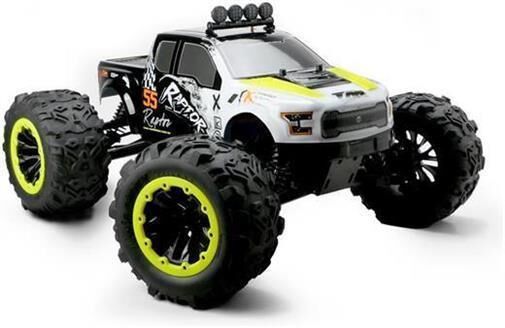 Team Magic Monster Truck 4WD RTR Brushless 2250KV 6S Wasserdicht TM E6 RAPTOR Schwarz/Gelb / TM505007Y