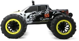 Team Magic Monster Truck 4WD RTR Brushless 2250KV 6S Wasserdicht TM E6 RAPTOR Schwarz/Gelb / TM505007Y