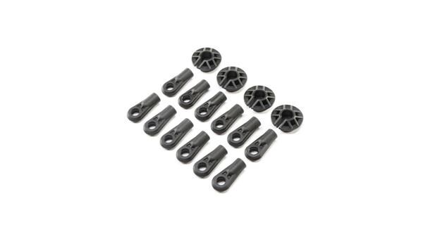 LOSI Ersatzteil Shock and Rod Ends,Spring Cups(12) Super Baja Rey / LOS254034
