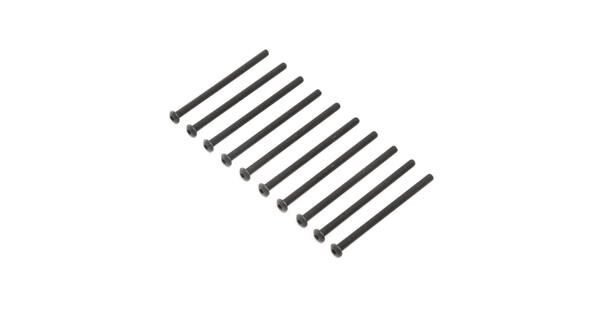 LOSI Ersatzteil Button Head Screws, Stl, BO, M4 x 65mm (10) / LOS255013