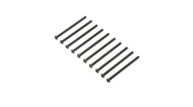 Losi Linsenkopfschraube Stahl schwarz Oxide M4 x 65mm (10...