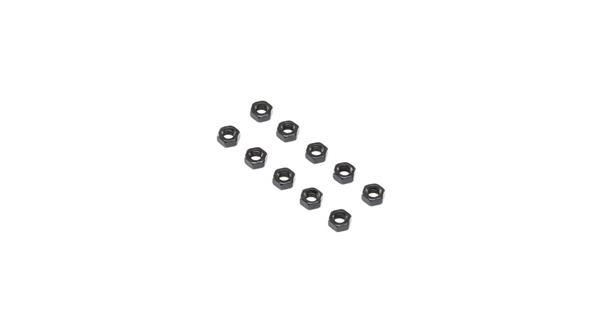 LOSI Ersatzteil Flat Nut, Stl, M4 (10) / LOS255024