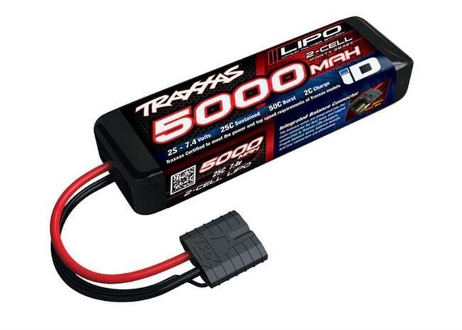 TRAXXAS LIPO Akku mit iD-Stecker 5000mAh 7,4V 2-Zellen 25C / TRX2842X