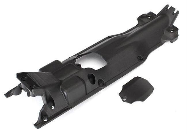 TRAXXAS Skidplatte Getriebe Nylon schwarz Cover E-Revo® VXL Brushless / TRX5637X