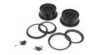 LOSI Ersatzteil LOSI Ersatzteil Felge und Beadlock Set Schwarz (2) 5T / LOSB7034
