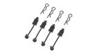 Arrma AR390178 Ersatzteil Karo Clips / Body Clip Retainer 1/8 Scale Black (4) / ARAC3447