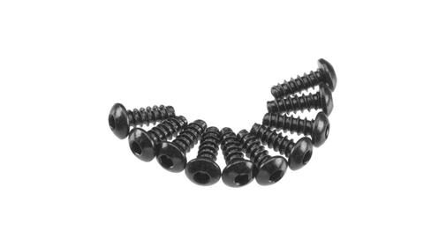 Axial Ersatzteil Hex Tap Button Head M3x8mm Black (10) / AXIC0120