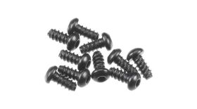 Axial Hex Socket Tapping Button Hd M2.6x6mm Blk (10) /...