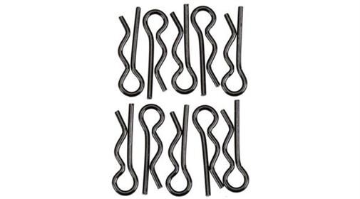 Axial Ersatzteil Body Clip 6mm Black (10) / AXIC1059