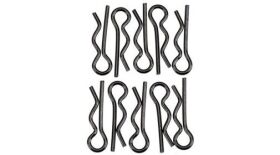 Axial Ersatzteil Body Clip 6mm Black (10) / AXIC1059