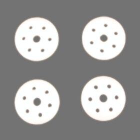 HoBao Dämpferkolbenplatten - (4 Stück) / H90047