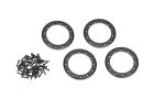 TRAXXAS Beadlock Rings Schwarz (2.2) Alu (4) + Schrauben / TRX8168T
