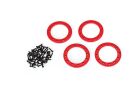 TRAXXAS TRX-4 / TRX-6 Beadlock Rings Rot (1.9) Alu (4) + Schrauben / TRX8169R