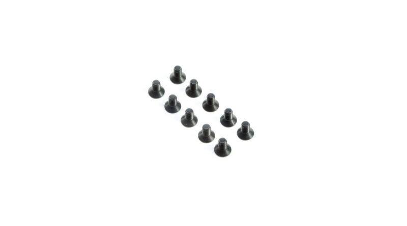 TLR / Team Losi Racing Ersatzteil Flat Head Screws, M4x8mm (10) / TLR245010