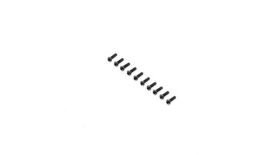 Team Losi Racing Linsenkopfschraube M2x6mm (10...