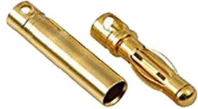 Robbe Modellsport GOLDKONTAKT STECKER+BUCHSEN 4MM 10PAARE...