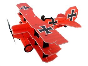 RC Factory LiL Fokker rot (Combo Set) / 680mm / C4351