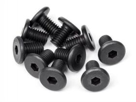 HB RACING PAN HEAD SCREW M5x8mm (HEX SOCKET/10pcs) /...