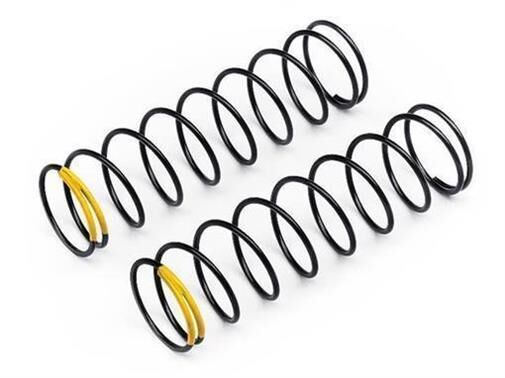 HB RACING SHOCK SPRING (YELLOW/83mm/65.7gF/2pcs) / HB109815