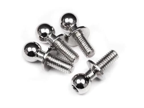 HB RACING BALL STUD 4.8X5X6MM (4PCS) / HB112727