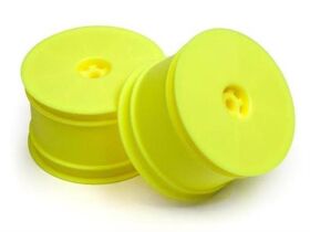 HB RACING REAR WHEEL (YELLOW/2PCS) / HB112827