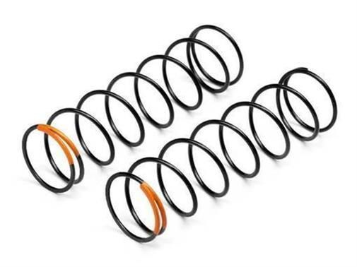 HB RACING SHOCK SPRING (ORANGE/83mm/82.1gF/2pcs) / HB113476