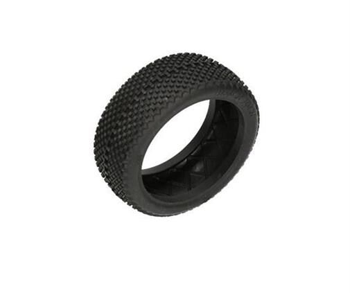 HB RACING 1:8 Buggy Black Jack Red Compound Tyre (1pc) / HB204153