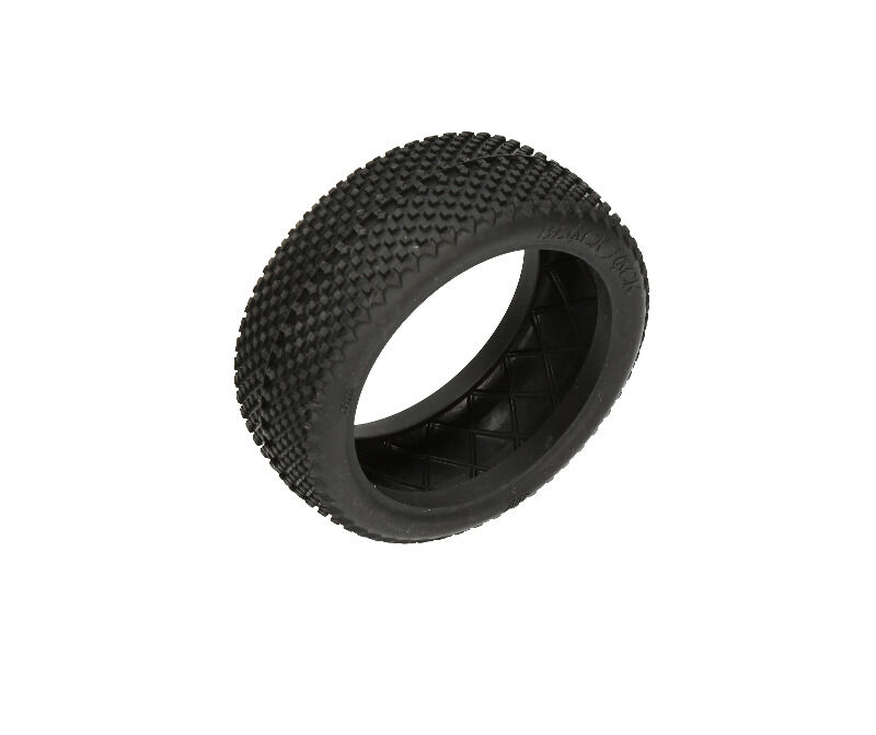 HB RACING 1:8 Buggy Black Jack White Compound Tyre (1pc) / HB204154
