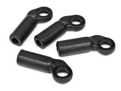 HB RACING STEERING BALLEND 6.8MM (4PCS) / HB66247