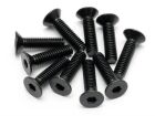 HB RACING FLAT HEAD SCREW M4X15MM (HEX SOCKET/10PCS) / HB94531