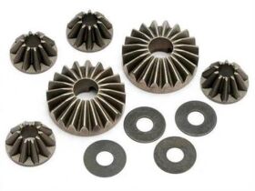 HB RACING HARD STEEL DIFFERENTIAL GEAR SET / HBC8101-1