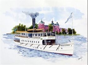 Krick NORDIC CLASS BOATS Mariefred s/s Passagierdampfer...