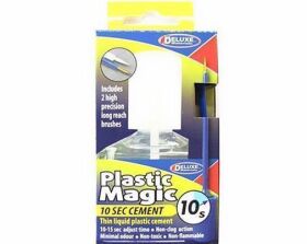 Krick DELUXE MATERIALS Plastic Magic 10 Sek. Klebstoff mit Pinsel 40 ml / 44119