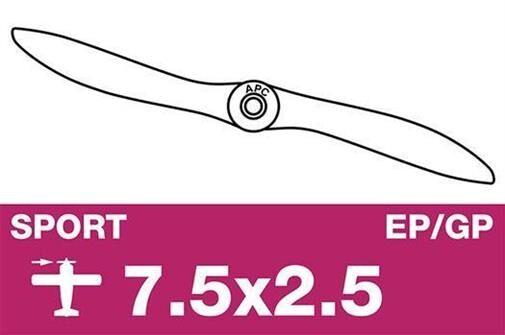 APC Sport Luftschraube EP/GP 7.5X2.5 / AP-07525