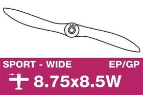 APC Sport Luftschraube EP/GP 8.75X8.5W / AP-08885W
