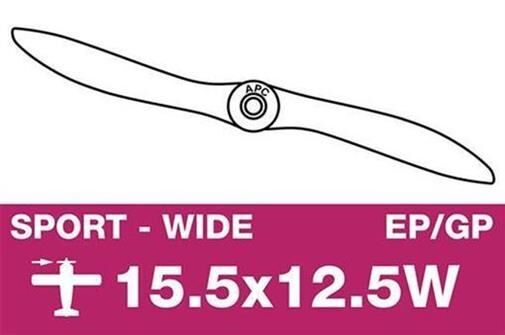 APC Sport Luftschraube EP/GP 15.5X12.5W / AP-155125W