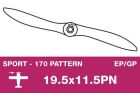 APC Sport Luftschraube fein EP/GP 19.5X11.5PN / AP-195115PN