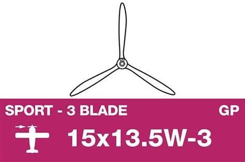 APC Sport Luftschraube 3 Blatt fein 15X13.5-3 / AP-3150135