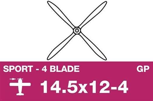 APC Sport Luftschraube 4 Blatt EP/GP 14.5X12-4 / AP-414512