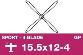 APC Sport Luftschraube 4 Blatt EP/GP 15.5X12-4 / AP-415512