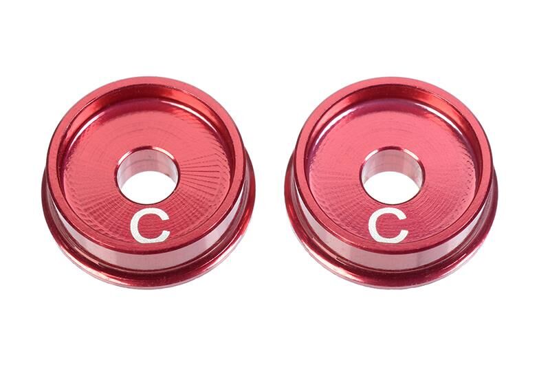 Team Corally Alum. Lower Arm Cap SSX-12 C 2.0mm 2 pcs / C-00100-021