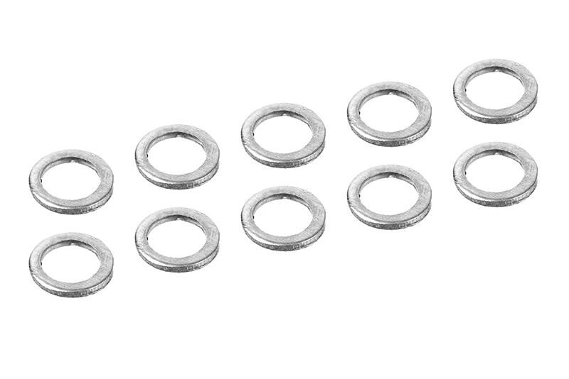 Team Corally Alum. Shim Ring ID 3mm OD 4mm 0.5mm 10 pcs / C-00100-066