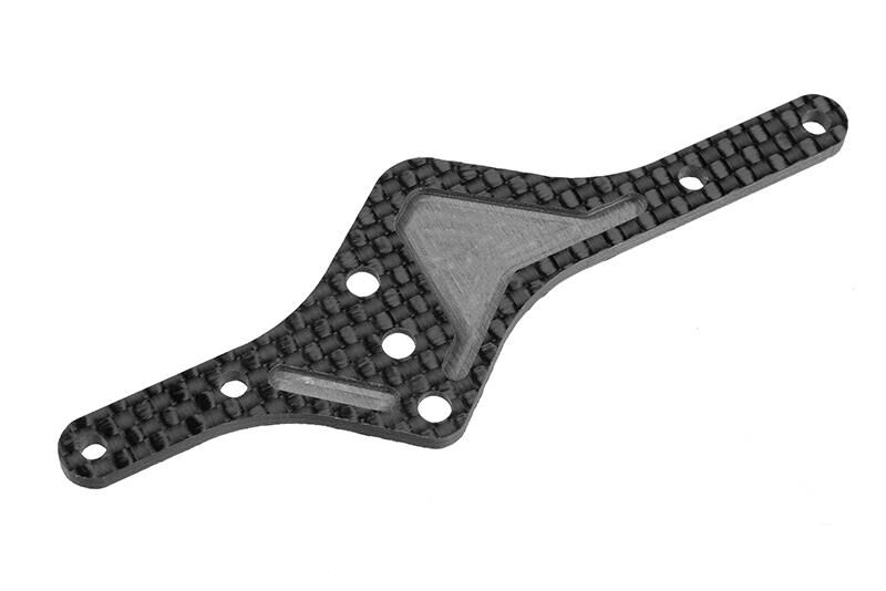 Team Corally Body Mount Plate FSX-10 Graphite 2.5mm 1 pc / C-00120-004