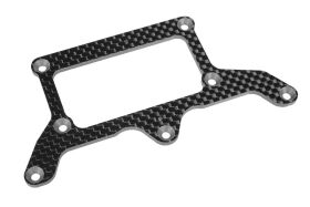 Team Corally Rear Pod Lower Plate FSX-10 Graphite 2.5mm 1...