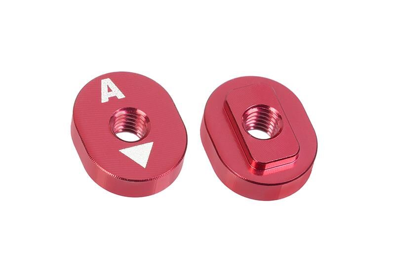 Team Corally Alum. Excentric Camber Nut A 1° 2 pcs / C-00120-038
