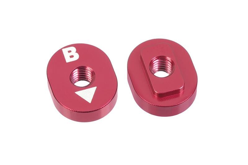 Team Corally Alum. Excentric Camber Nut B 0.5° 1.5° 2 pcs / C-00120-039
